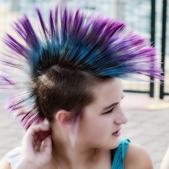 Punk Hair Dye Tips